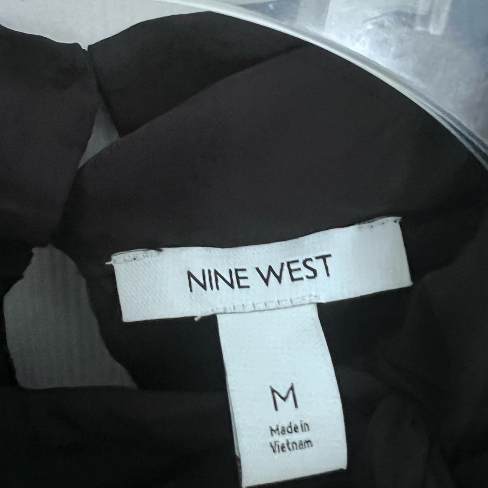 Nine West Black Blouse with Bow Detail - Picture 3 of 3